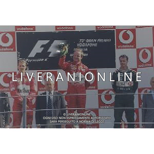 RETROSPETTIVA RUBENS BARRICHELLO PILOTA F1 NELLA FOTO RUBENS BARRICHELLO NELL \'ANNO 2002 AG ALDO LIVERANI SAS