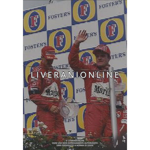 RETROSPETTIVA RUBENS BARRICHELLO PILOTA F1 NELLA FOTO RUBENS BARRICHELLO NELL \'ANNO 2003 AG ALDO LIVERANI SAS