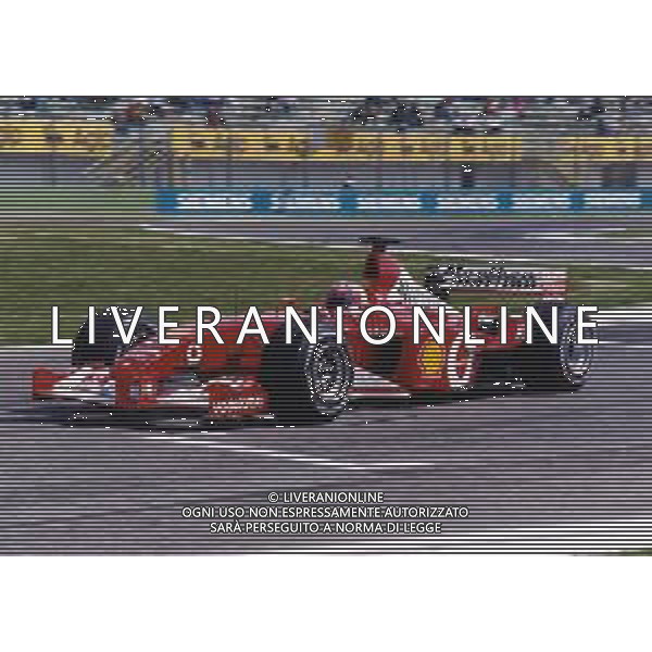 RETROSPETTIVA RUBENS BARRICHELLO PILOTA F1 NELLA FOTO RUBENS BARRICHELLO NELL \'ANNO 2003 AG ALDO LIVERANI SAS