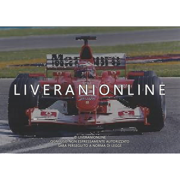 RETROSPETTIVA RUBENS BARRICHELLO PILOTA F1 NELLA FOTO RUBENS BARRICHELLO NELL \'ANNO 2003 AG ALDO LIVERANI SAS
