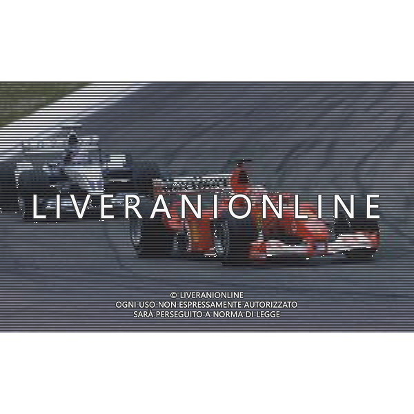 RETROSPETTIVA RUBENS BARRICHELLO PILOTA F1 NELLA FOTO RUBENS BARRICHELLO NELL \'ANNO 2003 AG ALDO LIVERANI SAS