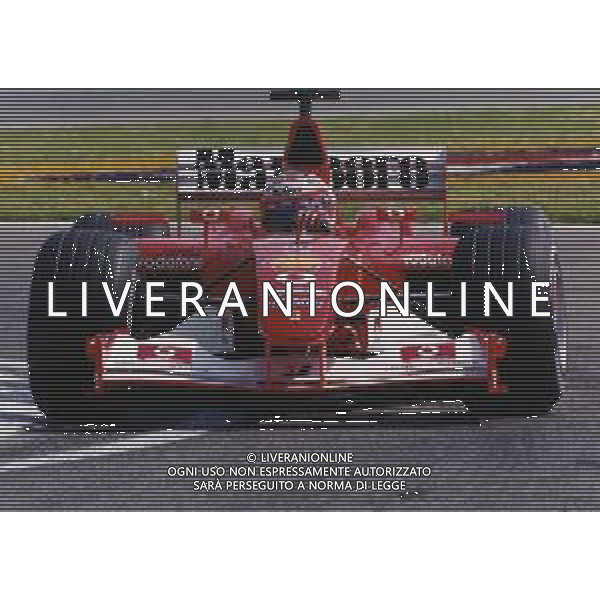 RETROSPETTIVA RUBENS BARRICHELLO PILOTA F1 NELLA FOTO RUBENS BARRICHELLO NELL \'ANNO 2003 AG ALDO LIVERANI SAS