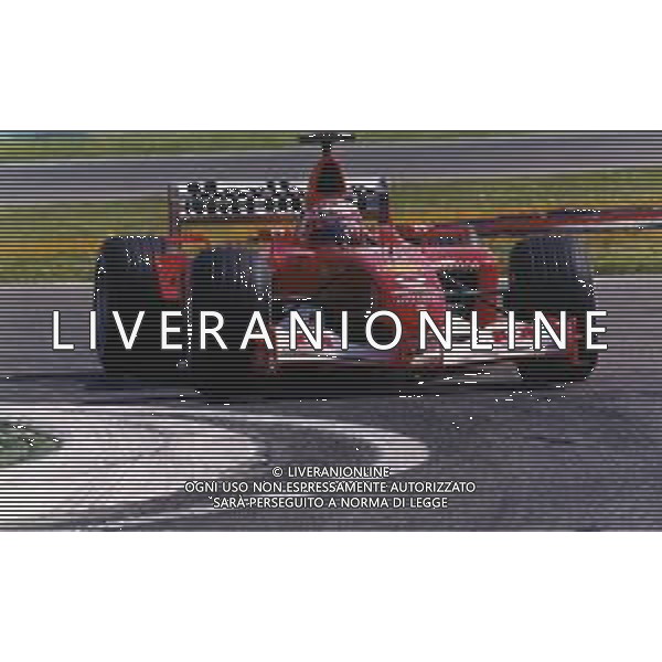 RETROSPETTIVA RUBENS BARRICHELLO PILOTA F1 NELLA FOTO RUBENS BARRICHELLO NELL \'ANNO 2003 AG ALDO LIVERANI SAS