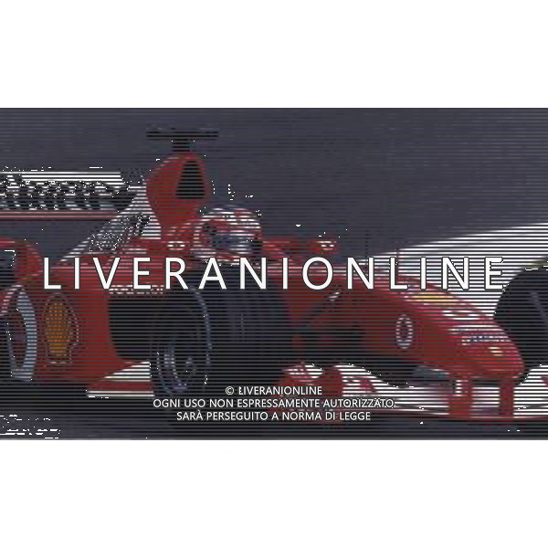 RETROSPETTIVA RUBENS BARRICHELLO PILOTA F1 NELLA FOTO RUBENS BARRICHELLO NELL \'ANNO 2003 AG ALDO LIVERANI SAS