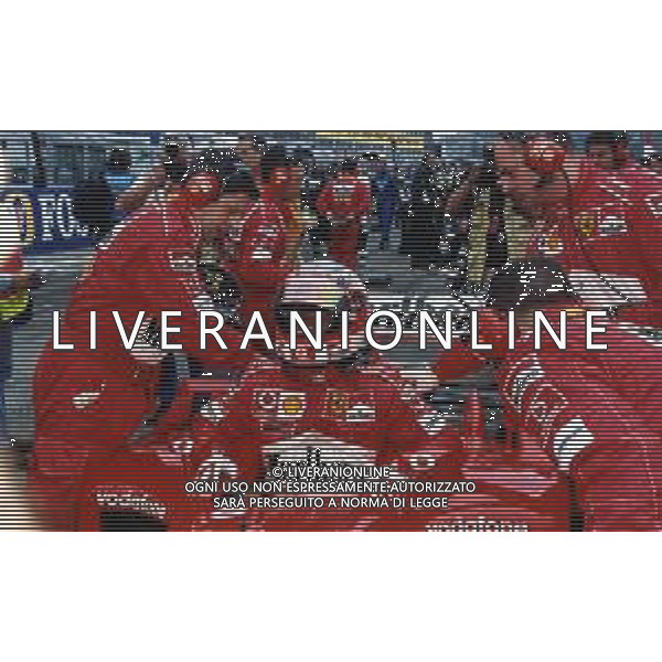 RETROSPETTIVA RUBENS BARRICHELLO PILOTA F1 NELLA FOTO RUBENS BARRICHELLO NELL \'ANNO 2003 AG ALDO LIVERANI SAS