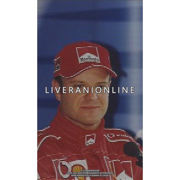 RETROSPETTIVA RUBENS BARRICHELLO PILOTA F1 NELLA FOTO RUBENS BARRICHELLO NELL \'ANNO 2003 AG ALDO LIVERANI SAS