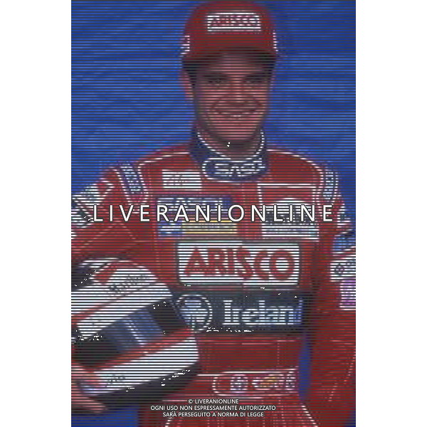 RETROSPETTIVA RUBENS BARRICHELLO PILOTA F1 NELLA FOTO RUBENS BARRICHELLO NELL\'ANNO 1994 AG ALDO LIVERANI SAS 