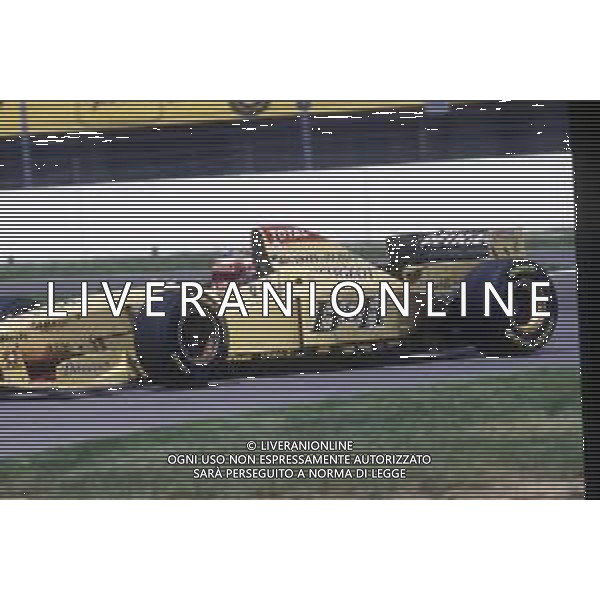 RETROSPETTIVA RUBENS BARRICHELLO PILOTA F1 NELLA FOTO RUBENS BARRICHELLO NELL\'ANNO 1996 AG ALDO LIVERANI SAS 