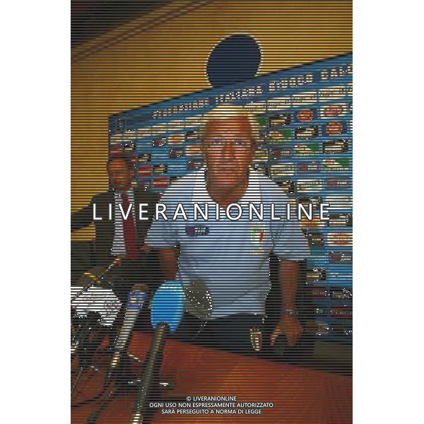 Coverciano 31/05/2005 conferenza stampa della Nazionale Italiana Calcio nella foto marcello lippi ph gianni nucci/agenzia aldo liverani