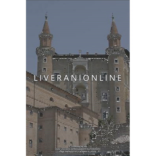 Paesaggi: Palazzo Ducale Urbino citta - PU Marche ifc-ag aldo liverani