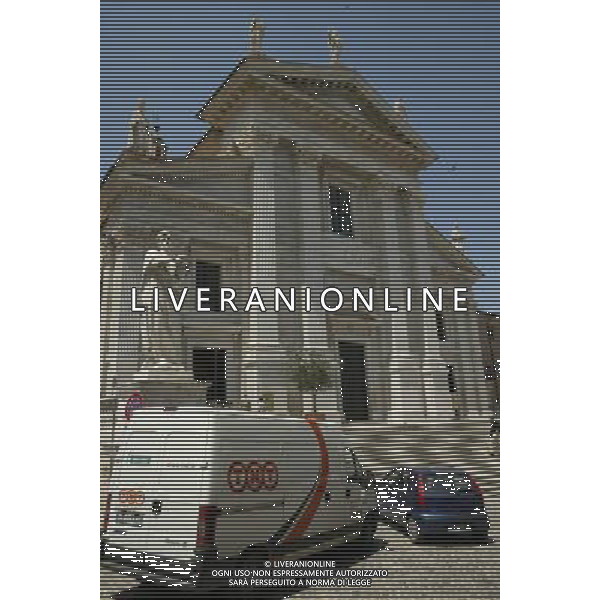 Paesaggi: Piazza Ducale, duomo, e Stele Egizia Urbino citta - PU Marche ifc-ag aldo liverani