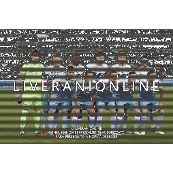 Atalanta - Lazio Finale di Coppa Italia 2019 TIM CUP 15/05/2019 - nella foto: formazione dalla lazio ©Claudio Zamagni/Agenzia Aldo Liverani lazio\'s line up during Italian TIM CUP final match between Atalanta and Lazio at Rome Olympic Stadium on May 15 2019 photo credit by Claudio Zamagni/Aldo Liverani Photo Agency