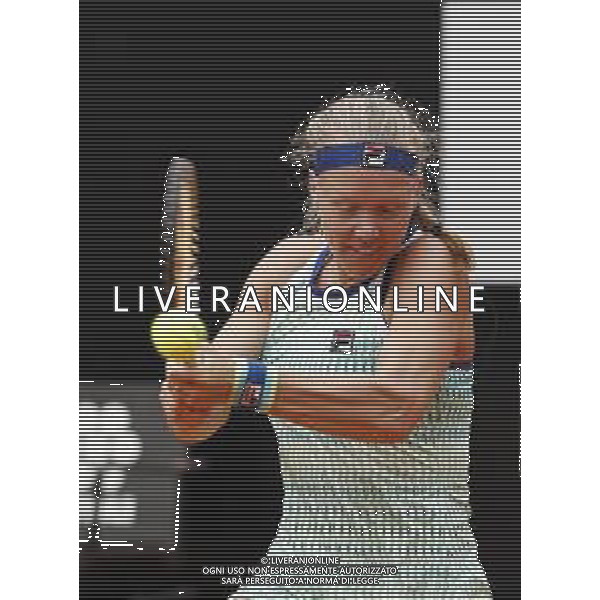Roma 18/05/2019 - INTERNAZIONALI BNL D\' Italia 2019 - Semifinali Femminili - Kiki Bertens vs Johanna Konta - nella foto: Kiki Bertens ©Claudio Zamagni/Agenzia Aldo Liverani s.a.s. Kiki Bertens during the semi-finals match between Kiki Bertens and Johanna Konta at the The Internazionali BNL d\'Italia 2019 at Foro Italico on May 18, 2019 in Rome, Italy. Photo Credit by Claudio Zamagni-Aldo Liverani Photo Agency / AGENZIA ALDO LIVERANI SAS
