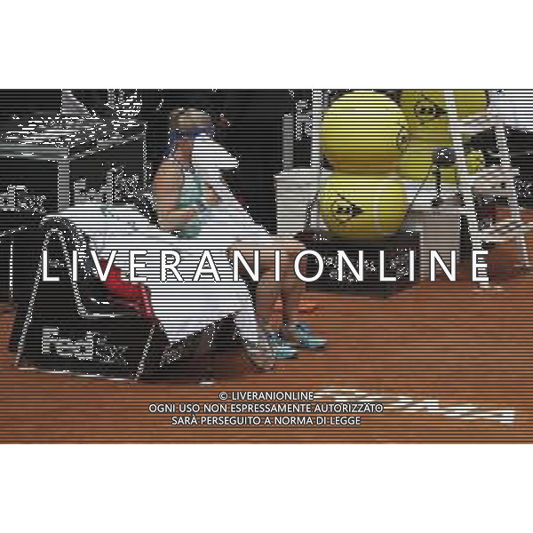 Roma 18/05/2019 - INTERNAZIONALI BNL D\' Italia 2019 - Semifinali Femminili - Kiki Bertens vs Johanna Konta - nella foto: Kiki Bertens ©Claudio Zamagni/Agenzia Aldo Liverani s.a.s. Kiki Bertens during the semi-finals match between Kiki Bertens and Johanna Konta at the The Internazionali BNL d\'Italia 2019 at Foro Italico on May 18, 2019 in Rome, Italy. Photo Credit by Claudio Zamagni-Aldo Liverani Photo Agency / AGENZIA ALDO LIVERANI SAS