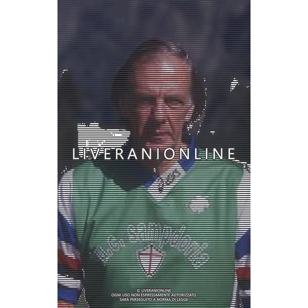 RETROSPETTIVA LUIS CESAR MENOTTI ALLENATORE NELLA FOTO LUIS CESAR MENOTTI ALLENATORE SAMPDORIA CALCIO 1997 AG ALDO LIVERANI SAS