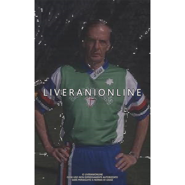RETROSPETTIVA LUIS CESAR MENOTTI ALLENATORE NELLA FOTO LUIS CESAR MENOTTI ALLENATORE SAMPDORIA CALCIO 1997 AG ALDO LIVERANI SAS