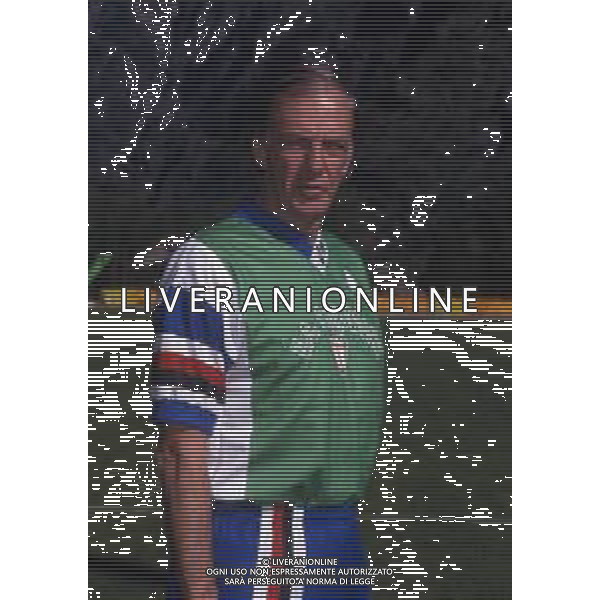 RETROSPETTIVA LUIS CESAR MENOTTI ALLENATORE NELLA FOTO LUIS CESAR MENOTTI ALLENATORE SAMPDORIA CALCIO 1997 AG ALDO LIVERANI SAS