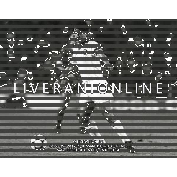 RETROSPETTIVA AGOSTINO DI BARTOLOMEI CALCIATORE NELLA FOTO AGOSTINO DI BARTOLOMEI CON LA MAGLIA DELLA ROMA CALCIO AG ALDO LIVERANI SAS