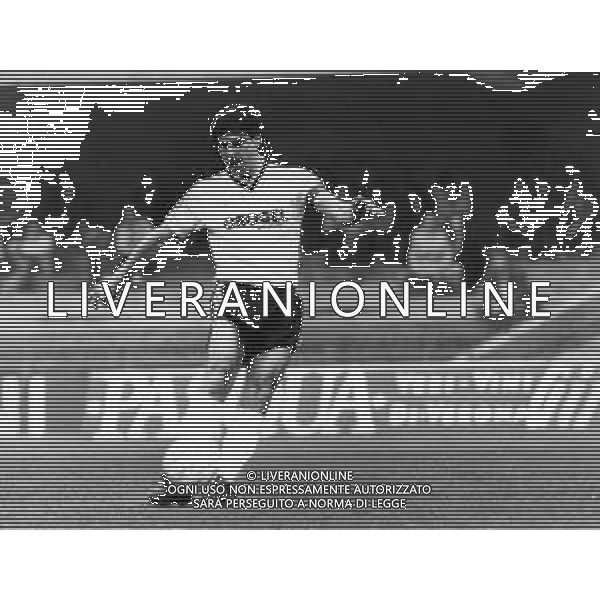 RETROSPETTIVA AGOSTINO DI BARTOLOMEI CALCIATORE NELLA FOTO AGOSTINO DI BARTOLOMEI CON LA MAGLIA DEL CESENA CALCIO AG ALDO LIVERANI SAS