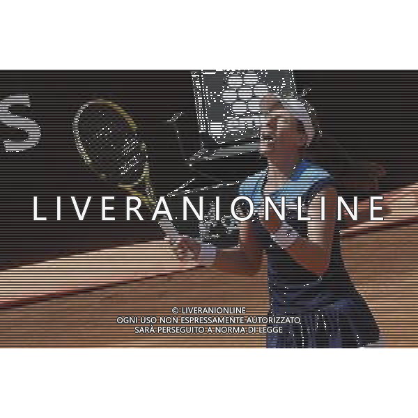 Roma 18/05/2019 - INTERNAZIONALI BNL D\' Italia 2019 - Semifinali Femminili - Kiki Bertens vs Johanna Konta - nella foto: Esultanza Johanna Konta ©Claudio Zamagni/Agenzia Aldo Liverani s.a.s. Johanna Konta during the semi-finals match between Kiki Bertens and Johanna Konta at the The Internazionali BNL d\'Italia 2019 at Foro Italico on May 18, 2019 in Rome, Italy. Photo Credit by Claudio Zamagni-Aldo Liverani Photo Agency / AGENZIA ALDO LIVERANI SAS