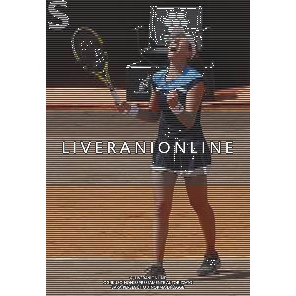 Roma 18/05/2019 - INTERNAZIONALI BNL D\' Italia 2019 - Semifinali Femminili - Kiki Bertens vs Johanna Konta - nella foto: Esultanza Johanna Konta ©Claudio Zamagni/Agenzia Aldo Liverani s.a.s. Johanna Konta during the semi-finals match between Kiki Bertens and Johanna Konta at the The Internazionali BNL d\'Italia 2019 at Foro Italico on May 18, 2019 in Rome, Italy. Photo Credit by Claudio Zamagni-Aldo Liverani Photo Agency / AGENZIA ALDO LIVERANI SAS