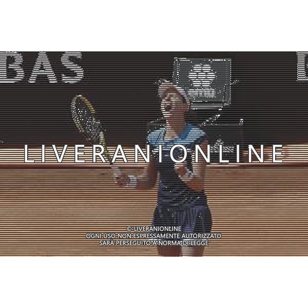 Roma 18/05/2019 - INTERNAZIONALI BNL D\' Italia 2019 - Semifinali Femminili - Kiki Bertens vs Johanna Konta - nella foto: Esultanza johanna Konta ©Claudio Zamagni/Agenzia Aldo Liverani s.a.s. Johanna Konta during the semi-finals match between Kiki Bertens and Johanna Konta at the The Internazionali BNL d\'Italia 2019 at Foro Italico on May 18, 2019 in Rome, Italy. Photo Credit by Claudio Zamagni-Aldo Liverani Photo Agency / AGENZIA ALDO LIVERANI SAS