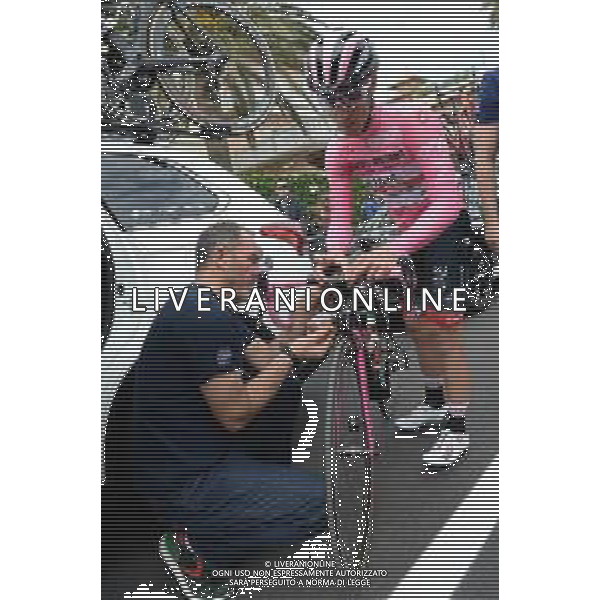 18-05-2019 Giro D\'italia; Tappa 08 Tortoleto Lido - Pesaro; 2019, Uae - Emirates; Conti, Valerio; Archetti, Giuseppe; Tortoleto Lido; ©SIROTTI / AGENZIA ALDO LIVERANI SAS