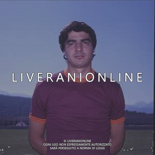 RETROSPETTIVA AGOSTINO DI BARTOLOMEI CALCIATORE NELLA FOTO AGOSTINO DI BARTOLOMEI CON LA MAGLIA DELLA ROMA CALCIO AG ALDO LIVERANI SAS