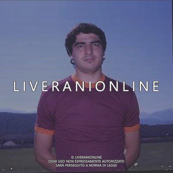 RETROSPETTIVA AGOSTINO DI BARTOLOMEI CALCIATORE NELLA FOTO AGOSTINO DI BARTOLOMEI CON LA MAGLIA DELLA ROMA CALCIO AG ALDO LIVERANI SAS