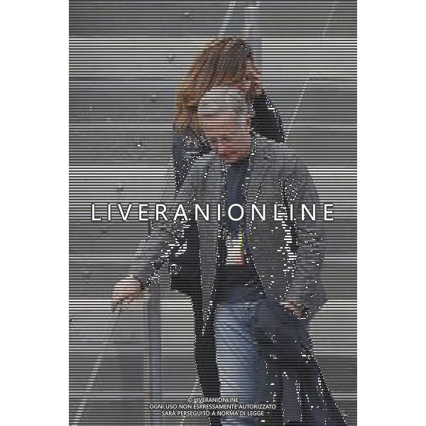 Roma 18/05/2019 - INTERNAZIONALI BNL D\' Italia 2019 - maschili - Stefanos Tsitsipas vs Rafael Nadal - nella foto: paolo bonolis ©Claudio Zamagni/Agenzia Aldo Liverani s.a.s. paolo bonolis during the semi-finals match between Stefanos Tsitsipas and Rafael Nadal at the The Internazionali BNL d\'Italia 2019 at Foro Italico on May 18, 2019 in Rome, Italy. Photo Credit by Claudio Zamagni-Aldo Liverani Photo Agency / AGENZIA ALDO LIVERANI SAS