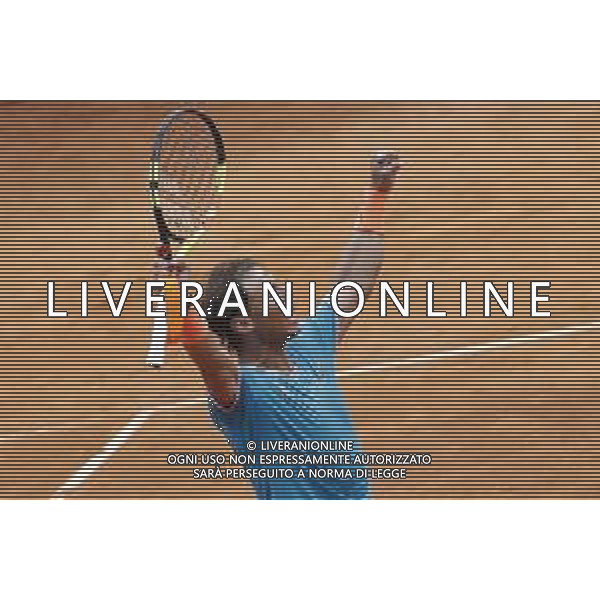 Roma 18/05/2019 - INTERNAZIONALI BNL D\' Italia 2019 - maschili - Stefanos Tsitsipas vs Rafael Nadal - nella foto: Esultanza Rafael Nadal ©Claudio Zamagni/Agenzia Aldo Liverani s.a.s. Rafael Nadal during the semi-finals match between Stefanos Tsitsipas and Rafael Nadal at the The Internazionali BNL d\'Italia 2019 at Foro Italico on May 18, 2019 in Rome, Italy. Photo Credit by Claudio Zamagni-Aldo Liverani Photo Agency / AGENZIA ALDO LIVERANI SAS