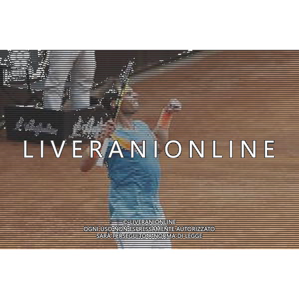 Roma 18/05/2019 - INTERNAZIONALI BNL D\' Italia 2019 - maschili - Stefanos Tsitsipas vs Rafael Nadal - nella foto: Esultanza Rafael Nadal ©Claudio Zamagni/Agenzia Aldo Liverani s.a.s. Rafael Nadal during the semi-finals match between Stefanos Tsitsipas and Rafael Nadal at the The Internazionali BNL d\'Italia 2019 at Foro Italico on May 18, 2019 in Rome, Italy. Photo Credit by Claudio Zamagni-Aldo Liverani Photo Agency / AGENZIA ALDO LIVERANI SAS