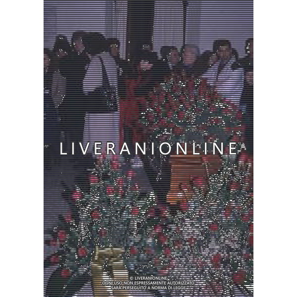 RETROSPETTIVA GIANNI BRERA GIORNALISTA NELLA FOTO I FUNERALI DI GIANNI BRERA AG ALDO LIVERANI SAS