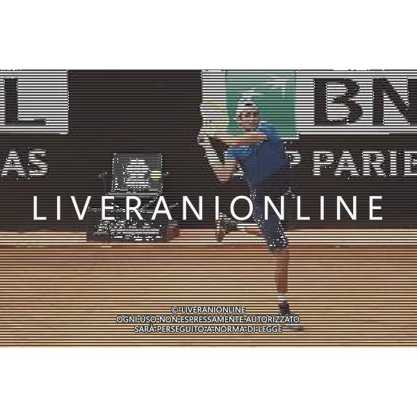 Roma 14/05/2019 - INTERNAZIONALI BNL D\' Italia 2019 - Alexander Zverev vs Matteo Berrettini - nella foto: Matteo Berrettini ©Claudio Zamagni/Agenzia Aldo Liverani s.a.s. Matteo Berrettini during the mens match between Alexander Zverev and Matteo Berrettini at the The Internazionali BNL d\'Italia 2019 at Foro Italico on May 14, 2019 in Rome, Italy. / AGENZIA ALDO LIVERANI SAS