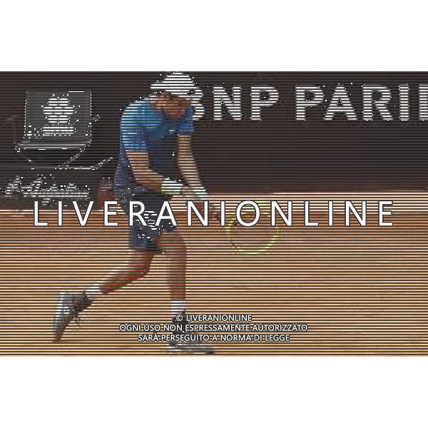 Roma 14/05/2019 - INTERNAZIONALI BNL D\' Italia 2019 - Alexander Zverev vs Matteo Berrettini - nella foto: Matteo Berrettini ©Claudio Zamagni/Agenzia Aldo Liverani s.a.s. Matteo Berrettini during the mens match between Alexander Zverev and Matteo Berrettini at the The Internazionali BNL d\'Italia 2019 at Foro Italico on May 14, 2019 in Rome, Italy. / AGENZIA ALDO LIVERANI SAS