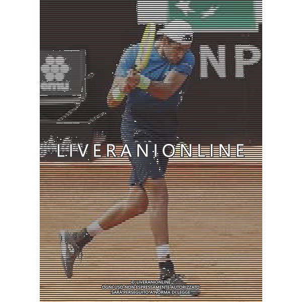 Roma 14/05/2019 - INTERNAZIONALI BNL D\' Italia 2019 - Alexander Zverev vs Matteo Berrettini - nella foto: Matteo Berrettini ©Claudio Zamagni/Agenzia Aldo Liverani s.a.s. Matteo Berrettini during the mens match between Alexander Zverev and Matteo Berrettini at the The Internazionali BNL d\'Italia 2019 at Foro Italico on May 14, 2019 in Rome, Italy. / AGENZIA ALDO LIVERANI SAS