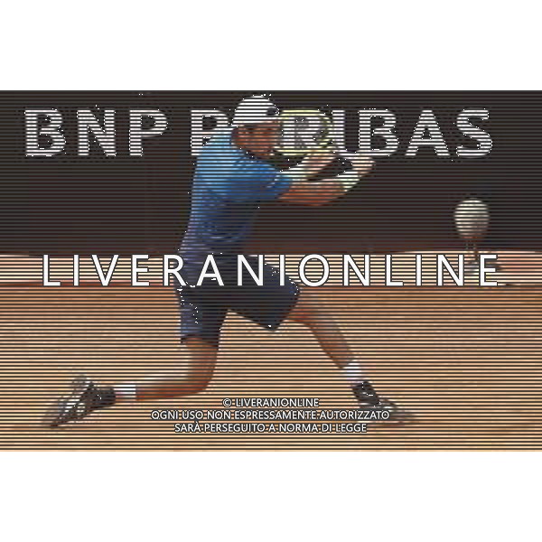 Roma 14/05/2019 - INTERNAZIONALI BNL D\' Italia 2019 - Alexander Zverev vs Matteo Berrettini - nella foto: Matteo Berrettini ©Claudio Zamagni/Agenzia Aldo Liverani s.a.s. Matteo Berrettini during the mens match between Alexander Zverev and Matteo Berrettini at the The Internazionali BNL d\'Italia 2019 at Foro Italico on May 14, 2019 in Rome, Italy. / AGENZIA ALDO LIVERANI SAS