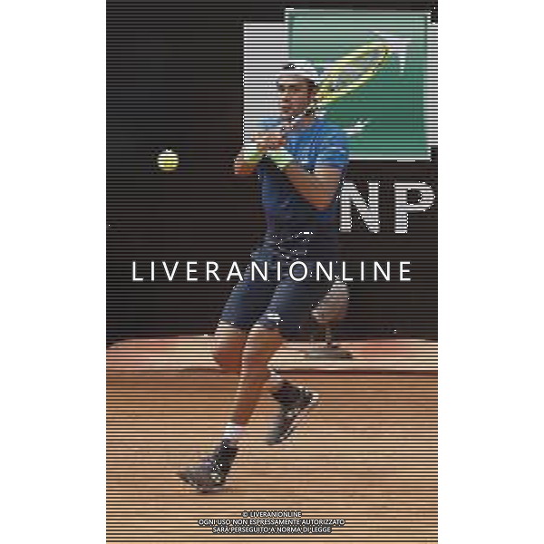 Roma 14/05/2019 - INTERNAZIONALI BNL D\' Italia 2019 - Alexander Zverev vs Matteo Berrettini - nella foto: Matteo Berrettini ©Claudio Zamagni/Agenzia Aldo Liverani s.a.s. Matteo Berrettini during the mens match between Alexander Zverev and Matteo Berrettini at the The Internazionali BNL d\'Italia 2019 at Foro Italico on May 14, 2019 in Rome, Italy. / AGENZIA ALDO LIVERANI SAS