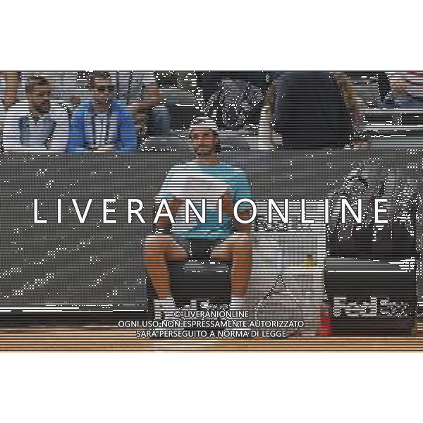 Roma 14/05/2019 - INTERNAZIONALI BNL D\' Italia 2019 - Marin Clinic vs Andrea Basso - nella foto: Andrea Basso ©Claudio Zamagni/Agenzia Aldo Liverani s.a.s. Andrea Basso during the mens match between Marin Clinic and Andrea Basso at the The Internazionali BNL d\'Italia 2019 at Foro Italico on May 14, 2019 in Rome, Italy. / AGENZIA ALDO LIVERANI SAS