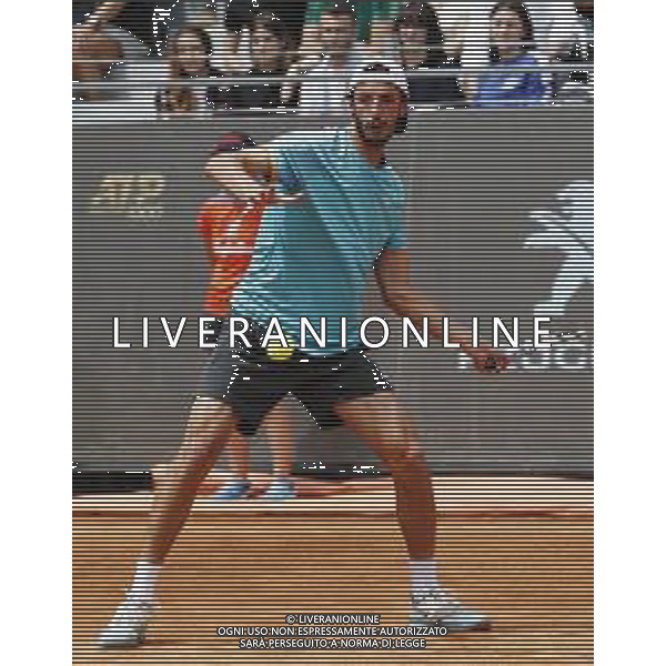 Roma 14/05/2019 - INTERNAZIONALI BNL D\' Italia 2019 - Marin Clinic vs Andrea Basso - nella foto: Andrea Basso ©Claudio Zamagni/Agenzia Aldo Liverani s.a.s. Andrea Basso during the mens match between Marin Clinic and Andrea Basso at the The Internazionali BNL d\'Italia 2019 at Foro Italico on May 14, 2019 in Rome, Italy. / AGENZIA ALDO LIVERANI SAS