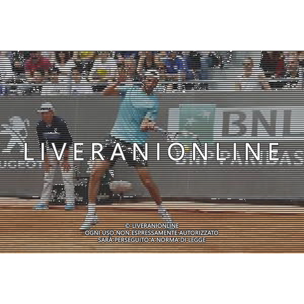 Roma 14/05/2019 - INTERNAZIONALI BNL D\' Italia 2019 - Marin Clinic vs Andrea Basso - nella foto: Andrea Basso ©Claudio Zamagni/Agenzia Aldo Liverani s.a.s. Andrea Basso during the mens match between Marin Clinic and Andrea Basso at the The Internazionali BNL d\'Italia 2019 at Foro Italico on May 14, 2019 in Rome, Italy. / AGENZIA ALDO LIVERANI SAS