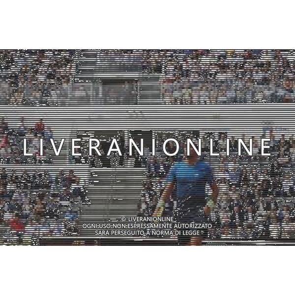 Roma 14/05/2019 - INTERNAZIONALI BNL D\' Italia 2019 - Alexander Zverev vs Matteo Berrettini - nella foto: Matteo Berrettini ©Claudio Zamagni/Agenzia Aldo Liverani s.a.s. Matteo Berrettini during the mens match between Alexander Zverev and Matteo Berrettini at the The Internazionali BNL d\'Italia 2019 at Foro Italico on May 14, 2019 in Rome, Italy. / AGENZIA ALDO LIVERANI SAS