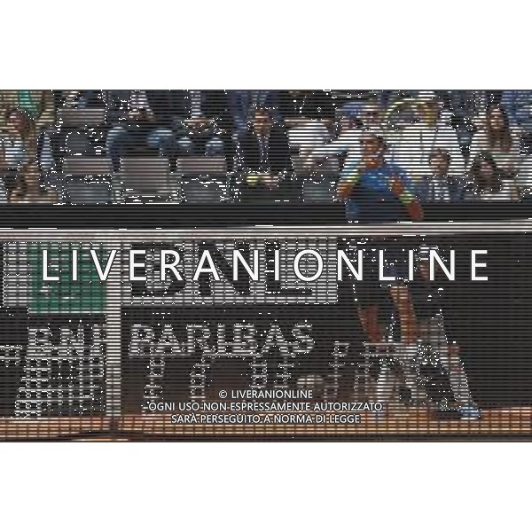 Roma 14/05/2019 - INTERNAZIONALI BNL D\' Italia 2019 - Alexander Zverev vs Matteo Berrettini - nella foto: Matteo Berrettini ©Claudio Zamagni/Agenzia Aldo Liverani s.a.s. Matteo Berrettini during the mens match between Alexander Zverev and Matteo Berrettini at the The Internazionali BNL d\'Italia 2019 at Foro Italico on May 14, 2019 in Rome, Italy. / AGENZIA ALDO LIVERANI SAS