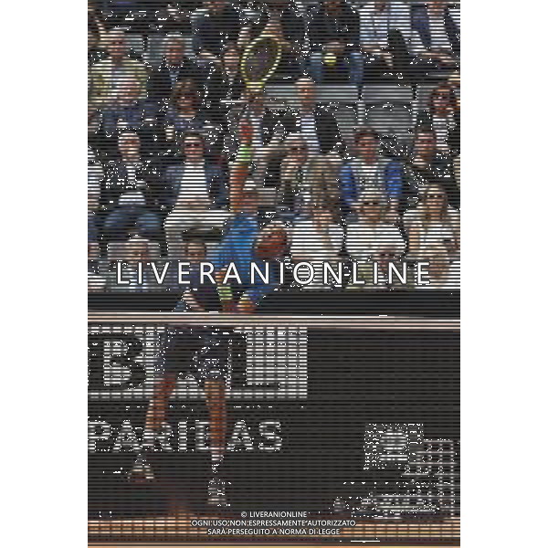 Roma 14/05/2019 - INTERNAZIONALI BNL D\' Italia 2019 - Alexander Zverev vs Matteo Berrettini - nella foto: Matteo Berrettini ©Claudio Zamagni/Agenzia Aldo Liverani s.a.s. Matteo Berrettini during the mens match between Alexander Zverev and Matteo Berrettini at the The Internazionali BNL d\'Italia 2019 at Foro Italico on May 14, 2019 in Rome, Italy. / AGENZIA ALDO LIVERANI SAS