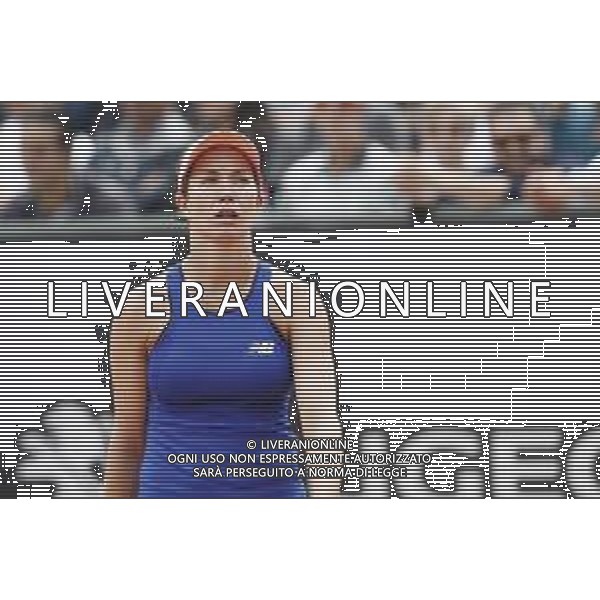Roma 14/05/2019 - INTERNAZIONALI BNL D\' Italia 2019 - Danielle Collins vs Caroline Wozniacki - nella foto: Danielle Collins ©Claudio Zamagni/Agenzia Aldo Liverani s.a.s. Danielle Collins during the woman match between Danielle Collins and Caroline Wozniacki at the The Internazionali BNL d\'Italia 2019 at Foro Italico on May 14, 2019 in Rome, Italy. / AGENZIA ALDO LIVERANI SAS
