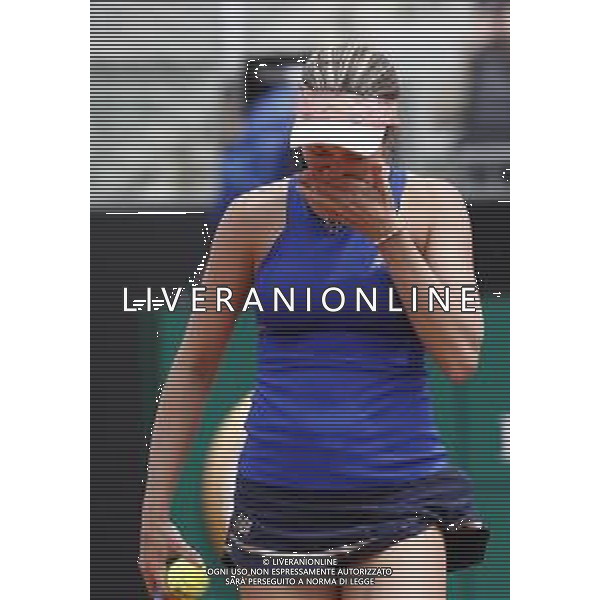 Roma 14/05/2019 - INTERNAZIONALI BNL D\' Italia 2019 - Danielle Collins vs Caroline Wozniacki - nella foto: Danielle Collins ©Claudio Zamagni/Agenzia Aldo Liverani s.a.s. Danielle Collins during the woman match between Danielle Collins and Caroline Wozniacki at the The Internazionali BNL d\'Italia 2019 at Foro Italico on May 14, 2019 in Rome, Italy. / AGENZIA ALDO LIVERANI SAS