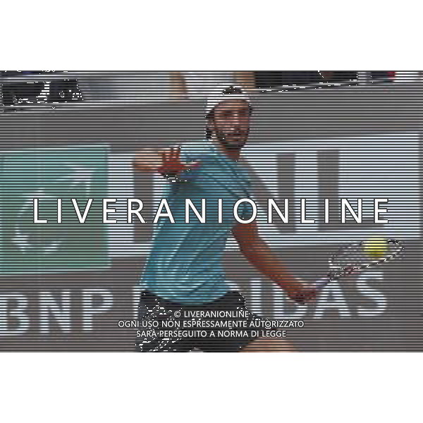 Roma 14/05/2019 - INTERNAZIONALI BNL D\' Italia 2019 - Marin Clinic vs Andrea Basso - nella foto: Andrea Basso ©Claudio Zamagni/Agenzia Aldo Liverani s.a.s. Andrea Basso during the mens match between Marin Clinic and Andrea Basso at the The Internazionali BNL d\'Italia 2019 at Foro Italico on May 14, 2019 in Rome, Italy. / AGENZIA ALDO LIVERANI SAS