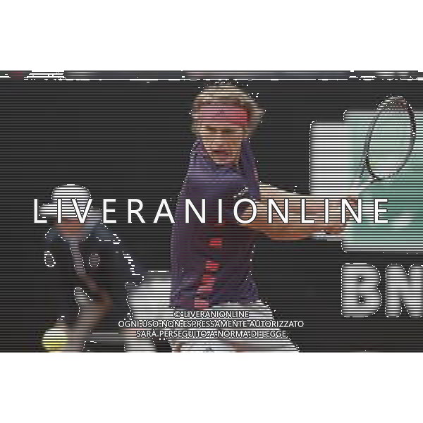 Roma 14/05/2019 - INTERNAZIONALI BNL D\' Italia 2019 - Alexander Zverev vs Matteo Berrettini - nella foto: Alexander Zverev ©Claudio Zamagni/Agenzia Aldo Liverani s.a.s. Alexander Zverev during the mens match between Alexander Zverev and Matteo Berrettini at the The Internazionali BNL d\'Italia 2019 at Foro Italico on May 14, 2019 in Rome, Italy. / AGENZIA ALDO LIVERANI SAS