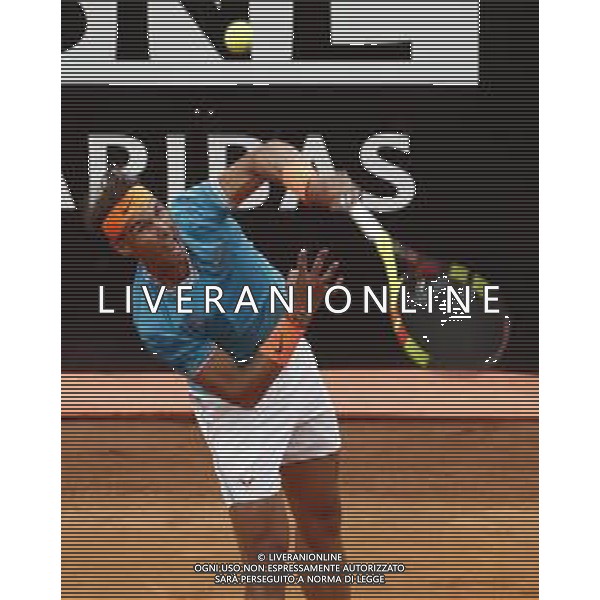 Roma 18/05/2019 - INTERNAZIONALI BNL D\' Italia 2019 - maschili - Stefanos Tsitsipas vs Rafael Nadal - nella foto: Rafael Nadal ©Claudio Zamagni/Agenzia Aldo Liverani s.a.s. Rafael Nadal during the semi-finals match between Stefanos Tsitsipas and Rafael Nadal at the The Internazionali BNL d\'Italia 2019 at Foro Italico on May 18, 2019 in Rome, Italy. Photo Credit by Claudio Zamagni-Aldo Liverani Photo Agency / AGENZIA ALDO LIVERANI SAS