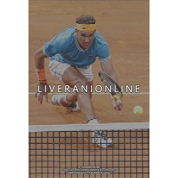 Roma 18/05/2019 - INTERNAZIONALI BNL D\' Italia 2019 - maschili - Stefanos Tsitsipas vs Rafael Nadal - nella foto: Rafael Nadal ©Claudio Zamagni/Agenzia Aldo Liverani s.a.s. Rafael Nadal during the semi-finals match between Stefanos Tsitsipas and Rafael Nadal at the The Internazionali BNL d\'Italia 2019 at Foro Italico on May 18, 2019 in Rome, Italy. Photo Credit by Claudio Zamagni-Aldo Liverani Photo Agency / AGENZIA ALDO LIVERANI SAS